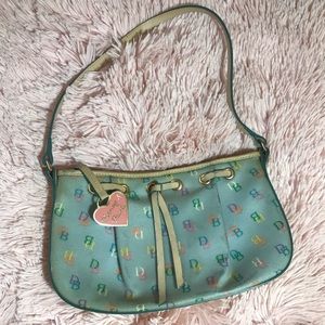 Genuine Dooney & Bourke Light Blue Shoulder Bag